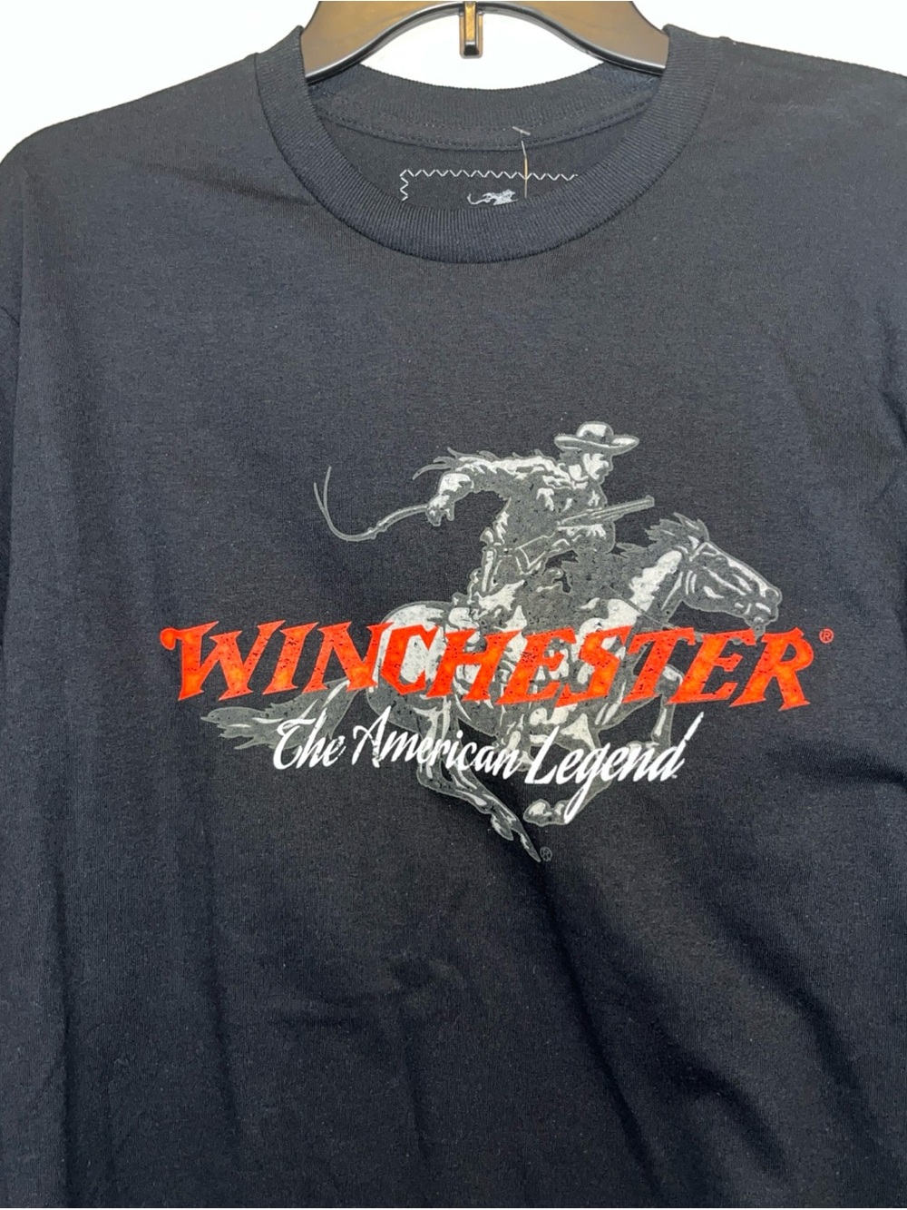 Winchester Men’s Black Long Sleeve Graphic Shirt Size M The American Legend - Picture 3 of 8